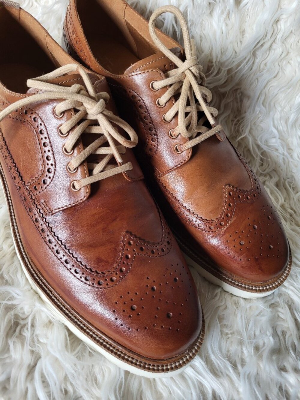 Cole Haan Men's American Classics Longwing Oxford Shoes - Picture 9 of 16